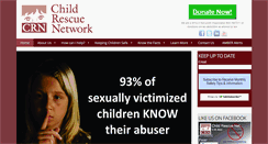 Desktop Screenshot of childrescuenetwork.org